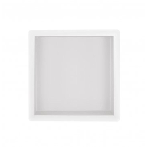 Fortifura Galeria luxe inbouwnis - 30x30x10cm - met flens - mat wit SW641733