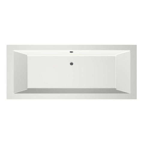 Xenz Society Baignoire duo - 190x80x53 - bonde centrale - acrylique - blanc mat SW103097