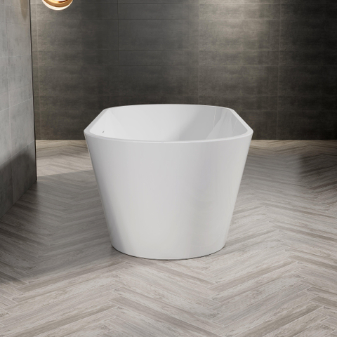 FugaFlow Eccelente Calma Baignoire îlot - 180x80x58cm - avec évacuation - acrylique - blanc brillant SW1451414