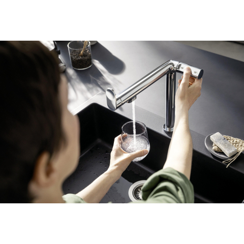 Hansgrohe Aqittura M91 SodaSystem 240, 1jet, starter set chroom SW1567473