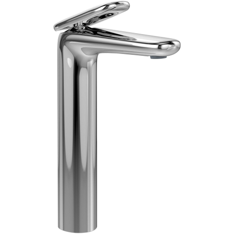 Villeroy & Boch Antao 1 greeps wastafelkraan verhoogd - met push open afvoergarnituur - hoogglans chroom SW974138