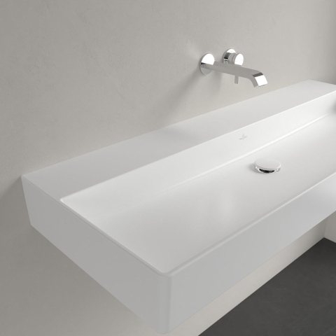 Villeroy & Boch memento 2.0 wastafel - 1200x470mm - Stone White (mat wit) SW479702