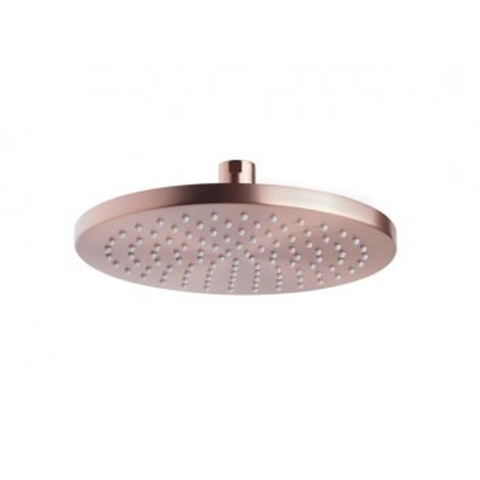 Wiesbaden Unimatch Hoofddouche rond - 20x1.2cm - geborsteld koper SW373447