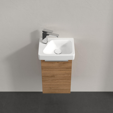 Villeroy & Boch Architectura Fonteinonderkast - 24.3x31cm - 1 draaideur links - Oak Kansas (hout) SW1162529
