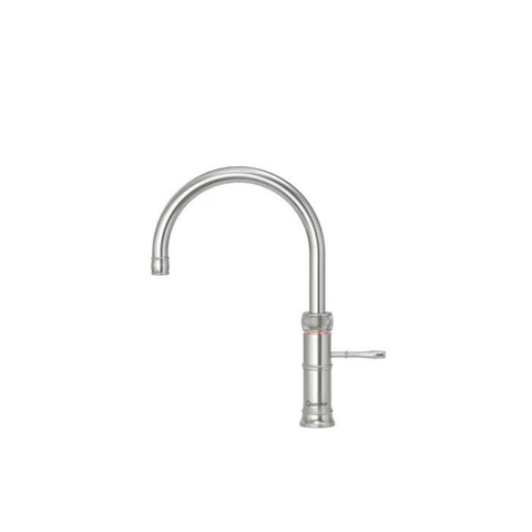 Quooker Classic Fusion Round kokendwaterkraan - draaibare uitloop - Combi+ reservoir - Warm / kokend water - RVS SW299660
