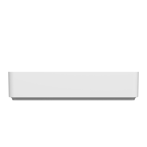 Arcqua Case vasque à poser - 60x26cm - Rectangulaire - Marbre de synthèse Blanc Mat SW767324