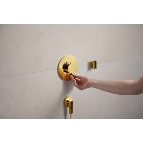 Hansgrohe Ecostat Comfort S Mitigeur thermostatique encastré - 2 fonctions - Polished Gold Optic SW1245323