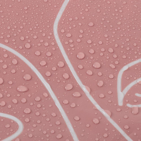 Sealskin Mind Rideau de douche 180x200 cm PEVA Rose foncé / Blanc SW699500