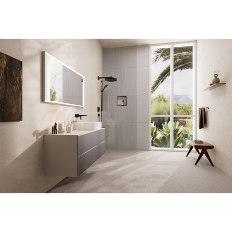 Hansgrohe RainFinity Doucheset - 130 - 3jet - ecosmart S Puro - 90cm Designflex - doucheslang - 160cm - mat zwart SW918163