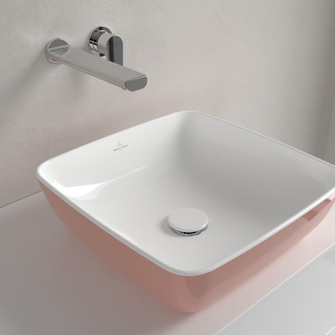 Villeroy & Boch Artis opzet wastafel 41cm zonder kraangat c-plus powder SHOWROOMMODEL SHOW24488