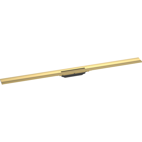 Hansgrohe RainDrain Flex Douchegoot - 120cm - inkortbaar - wandmontage - polished gold optic SW1590407