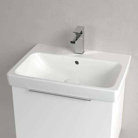 Villeroy & Boch Architectura Wastafel - 44.5x60cm - 1 kraangat - met overloop - White Alpine (glans wit) SW1162798