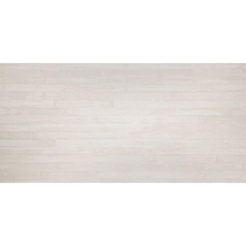Vtwonen Tegels Raw Decor-strip - 80x160cm - 9.5mm - gerectificeerd - White SW670155