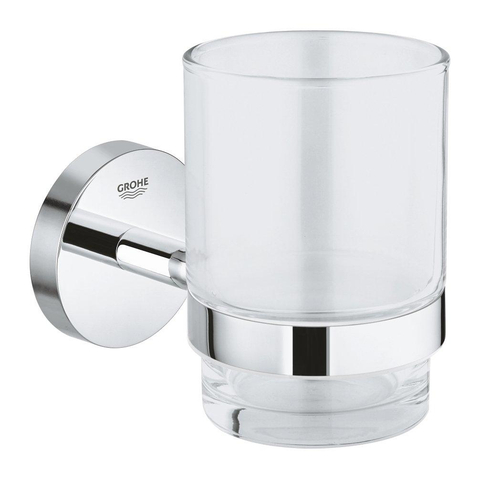 GROHE Bau Cosmopolitan Support mural - pour distributeur de savon/savonier/verre - chromé SW74543