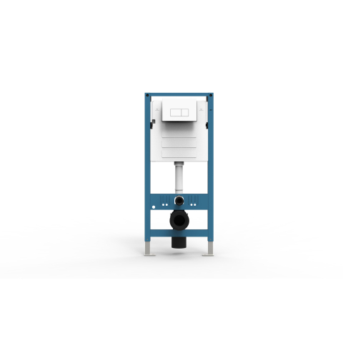 QeramiQ Flush inbouwreservoir met frame - frontbediening - dual flush OUTLETSTORE STORE44575
