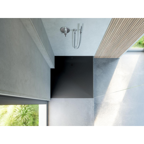 Duravit Sustano Douchebak - 120x100x3cm - Rechthoek - DuraSolid - mat antraciet SW813649