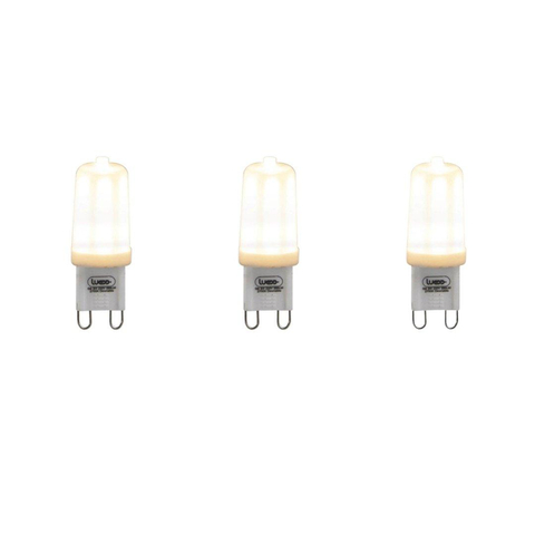 Luedd Ampoule LED - set de 3 - G9 - 3W - 2700K - 280LM - dimmable SW1211316