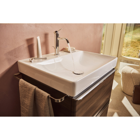 Hansgrohe Tecturis s Eengreeps wastafelkraan - 110 - coolstart - met PopUp - trekwaste - hoogglans chroom SW918688