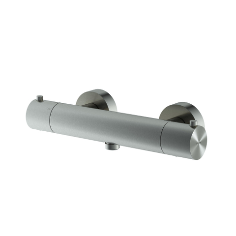 Hotbath Archie Douchemengkraan - thermostatisch - 1/2 doucheslang - onderaansluiting - IX RVS316 - geborsteld RVS SW798856