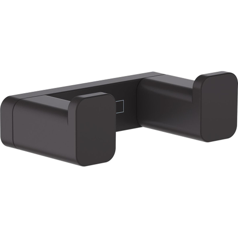 Hansgrohe AddStoris Q handdoekhaak dubbel - mat zwart SW651196