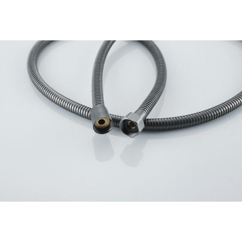 Fortifura Calvi doucheslang Metaal - 150cm - PVD - geborsteld gunmetal (antraciet) SW767376