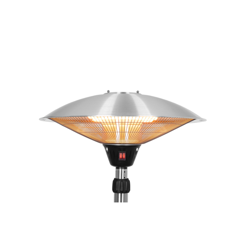 Eurom Chauffage de terrasse PD2101 XXL Chauffage de patio 2100 watt 160-225 cm inox SW877012