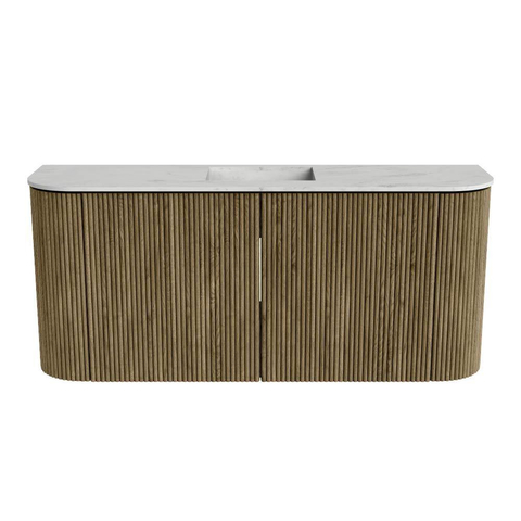 Mondiaz JOYA-DLUX 93.2cm toiletmeubel - ronding links en rechts kleur Dusk - Wastafel FAYE positie Midden Zonder kraangat kleur Opalo. SW1426223