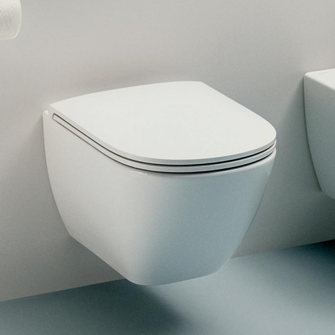Laufen Lua Advanced WC suspendu – compact – sans bride – 36 x 52 cm – blanc brillant LCC SW786320