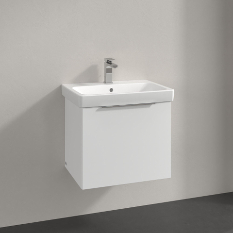 Villeroy & Boch Architectura Wastafelonderkast - 42x55cm - 1 lade - mat wit SW1162206