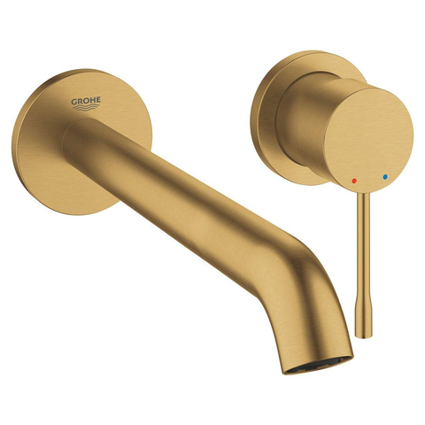 Grohe Essence Wastafelkraan Inbouw - uitloop 23cm - L-size - brushed cool sunrise (goud) SW701632