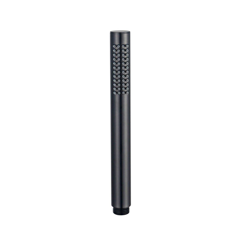 Fortifura Calvi Inbouw Regendoucheset - thermostatisch - wandarm - 25cm - hoofddouche - staaf handdouche - gladde doucheslang - PVD - geborsteld gunmetal (antraciet) SW720227