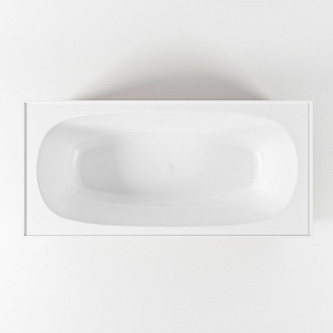 MONDIAZ FREEZE Baignoire îlot - 180x85cm - Rouille/talc SW491463