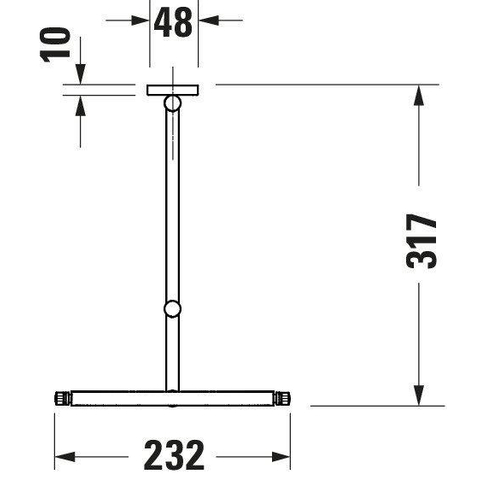 Duravit D-code Cosmeticaspiegel 3x vergrotend - 23cm - hoogglans chroom 0315152