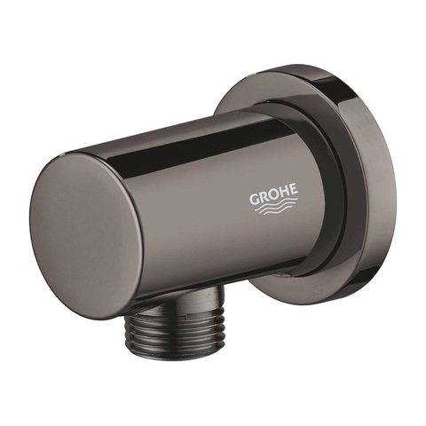 Grohe Rainshower Wandaansluitbocht - ronde rozet - hard graphite (antraciet) SW98900