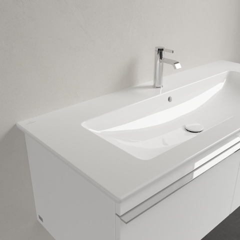 Villeroy & Boch venticello meubelwastafel - 120x50cm - met 1 kraangat - met overloop - White Alpine (glans wit) 1025110