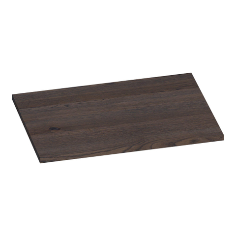 BRAUER Ocean Slim plan vasque - 60x46x2cm - chêne à lamelles noir SW371911