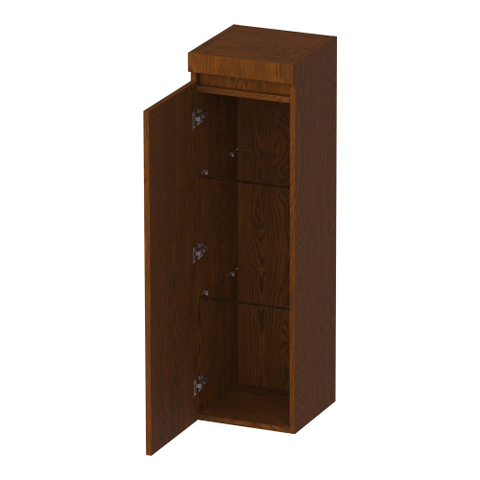 BRAUER Joy armoire de salle de bains - 120x35x35cm - 1 porte - sans poignée - ouverture à gauche - chêne brun à lamelles SW1200963