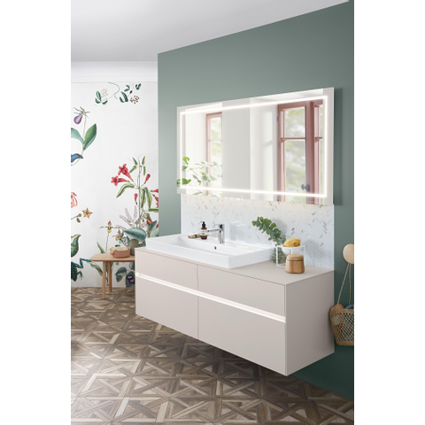 Villeroy & Boch Collaro meubelwastafel - 100x47cm - met overloop - 1 kraangat CeramicPlus - White Alpine (glans wit) SW358336