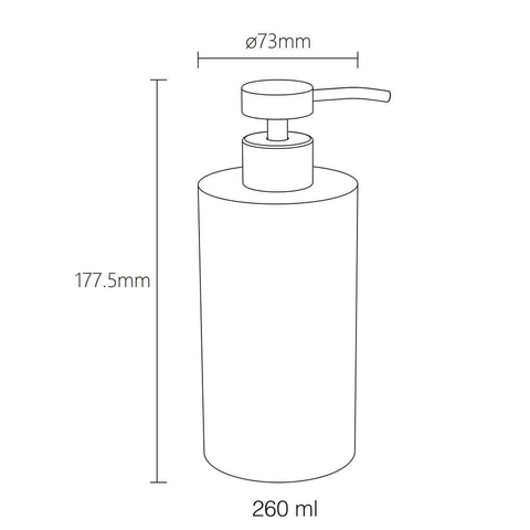 Sealskin blend distributeur de savon 260 avec sur pied terrazzo SW699559
