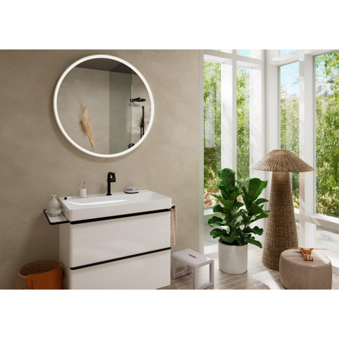 Hansgrohe Pulsify s - hoofddouche 26cm - 1jet - zonder arm - mat zwart SW651071