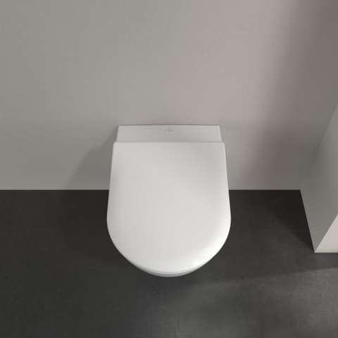 Villeroy & Boch Subway 2.0 combi pack - met wandcloset - diepspoel DirectFlush - inclusief slimseat closetzitting - softclose - White Alpine (glans wit) GA59210