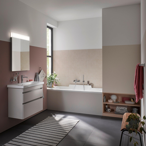 Duravit Durastyle Meubelwastafel - 80x48cm - met 1 kraangat - met overloop - wit SW54145