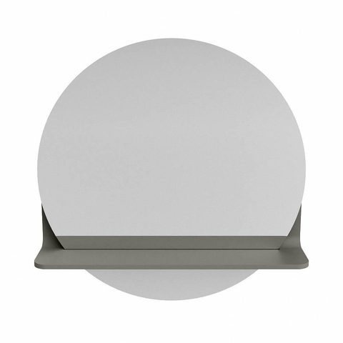 Mondiaz SPOT miroir – Ø 50 cm – avec tablette – Smoke (brun clair) SW1235619