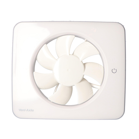 Vent-axia svensa ventilateur intelligent de salle de bains et de cuisine avec capteur d'humidité et de lumière avec détection d'odeurs blanc SW418693