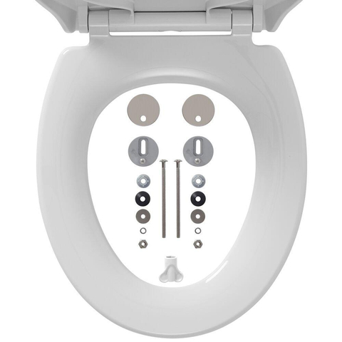 Tiger Toiletbril Tulsa Kinderzit Softclose Thermoplast Wit 37.1x5x44.7cm SW25332
