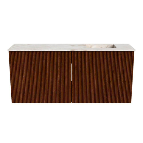 Mondiaz JOYA-DLUX 90cm toiletmeubel - kleur Ruby - Wastafel FAYE positie Rechts 1 kraangat kleur Frappe. SW1423459