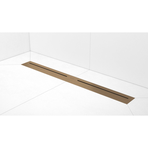 Easy Drain Pureflow Caniveau de douche - 80cm - dryphon - bronze brossé SW1412273