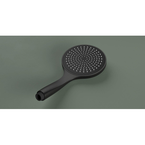 Hotbath Ace Handdouche - velvet - 13cm - PVD - zwart geborsteld SW1118055