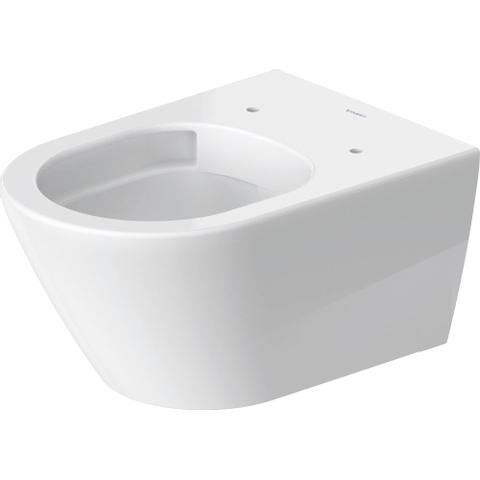 Duravit D-neo Wandtoilet - zonder zitting - 37x54x40cm - rimless - diepspoel - hygieneglaze - wit hoogglans SW640499