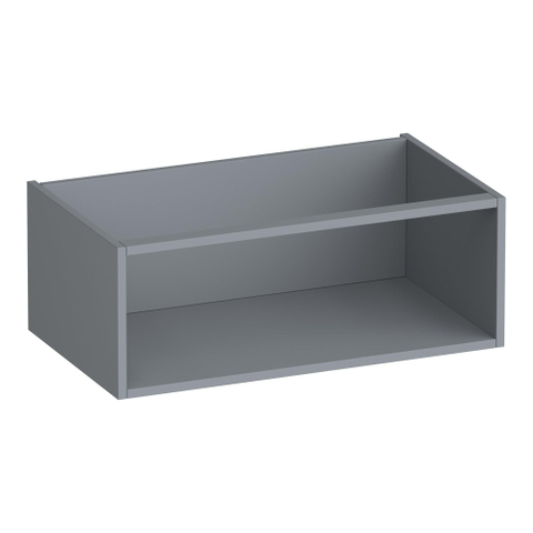BRAUER Flourish armoire latérale - 80x30x45,5cm - avec 1 compartiment de rangement gris mat SW445689